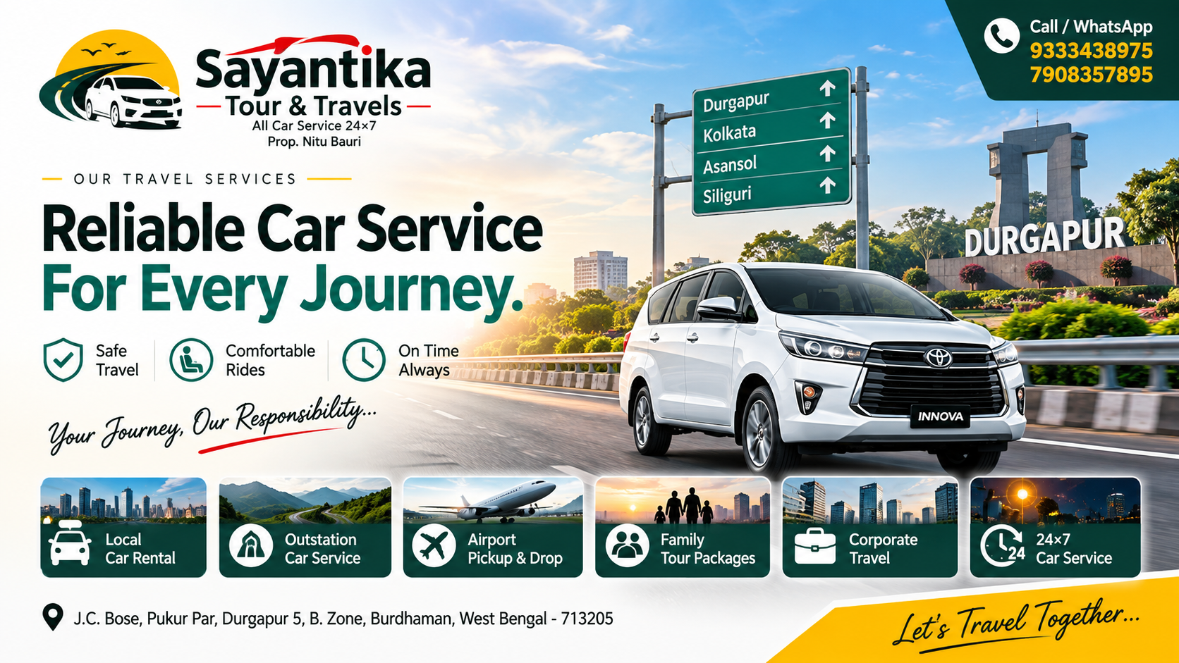 Reliable Car Service
For Every Journey.