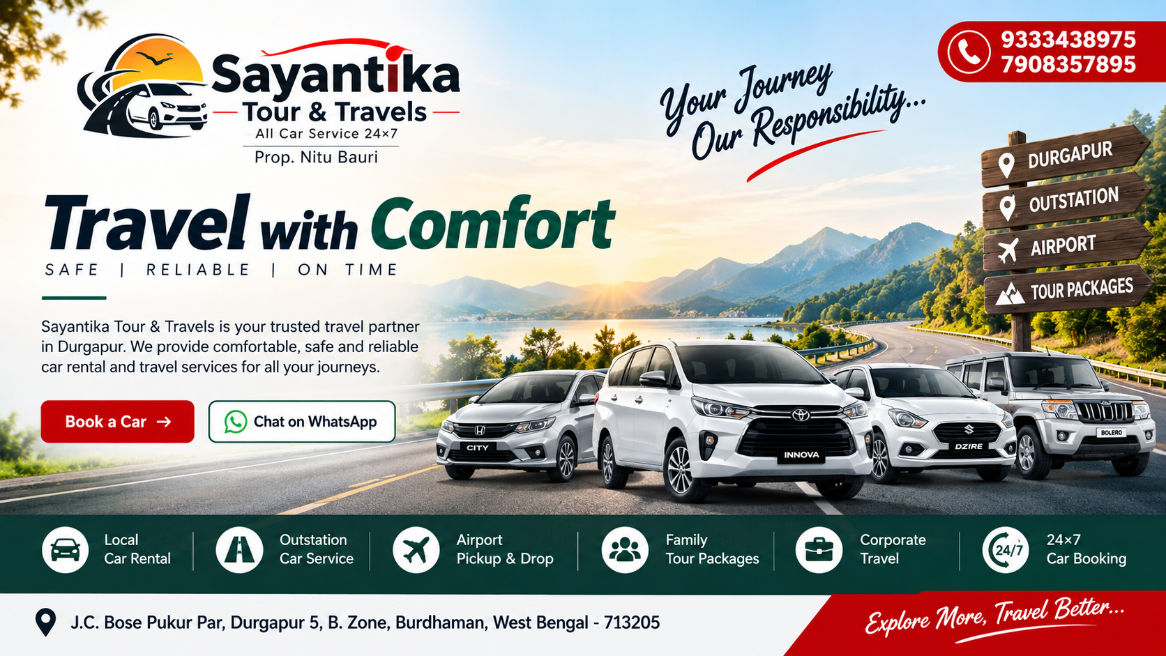 Your Trusted Travel Partner, Available 24×7